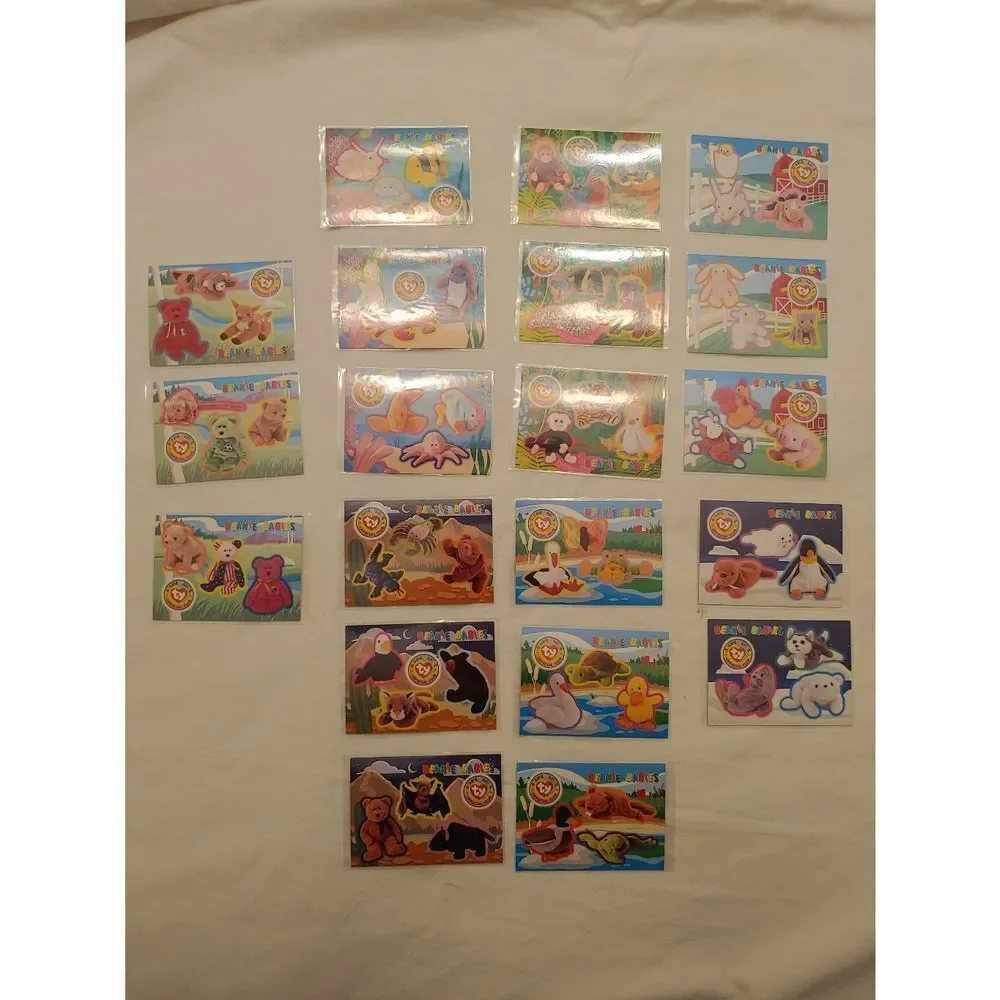 TY Beanie Babies BBOC Stickers - Series 3 20 cards 3 stickers per card